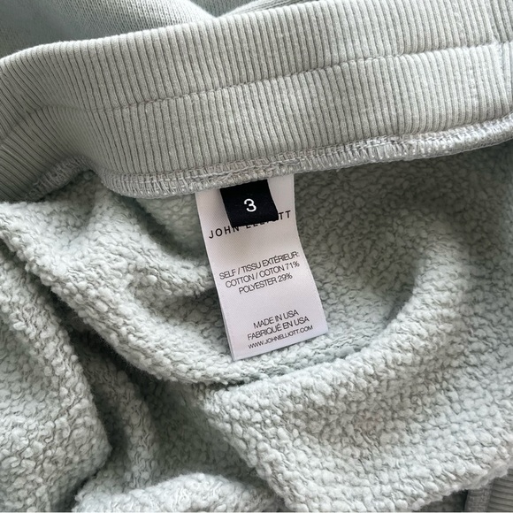 John Elliott BELTED VINTAGE FLEECE SWEATPANTS - SKY - Picture 13 of 13